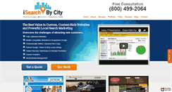 Desktop Screenshot of isearchbycity.com