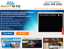 Tablet Screenshot of isearchbycity.com